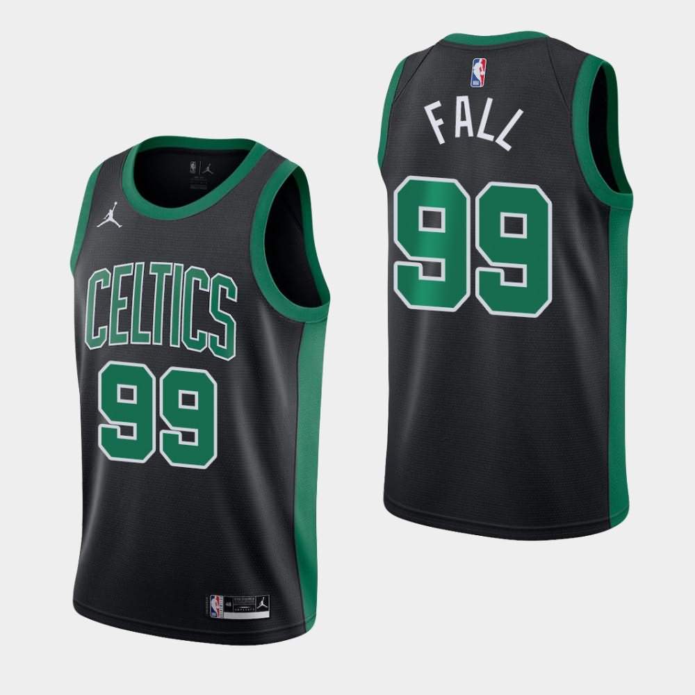 Men's Boston Celtics #99 Tacko Fall Black Jordan Brand 2020-21 Statement Jersey GMY88E5K