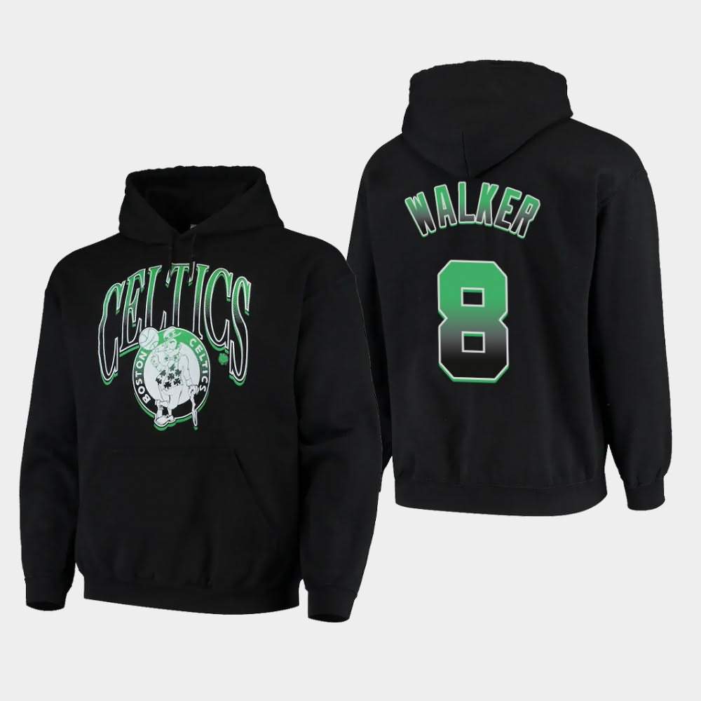 Men's Boston Celtics #8 Kemba Walker Black Hometown Pullover Junk Food Hoodie AZJ45E4L