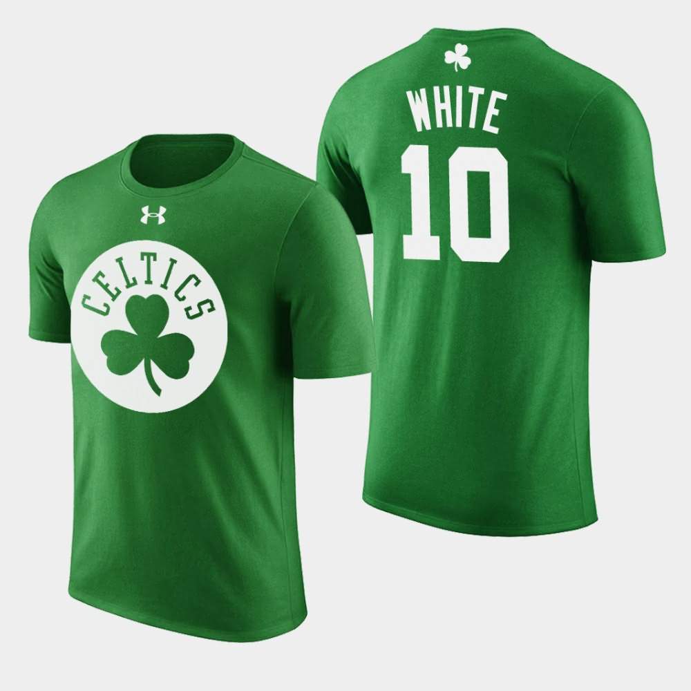 Men's Boston Celtics #10 Jo Jo White Green Name & Number St. Patrick's Day T-Shirt GBM77E3P