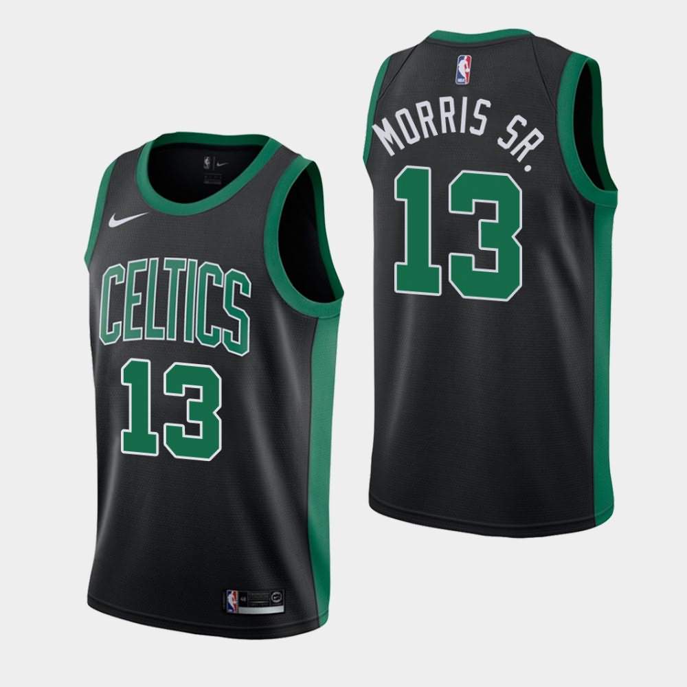 Men's Boston Celtics #13 Marcus Morris Sr. Black Statement Jersey XAB25E3O