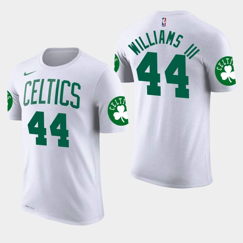 Men's Boston Celtics #44 Robert Williams III White Edition Association T-Shirt HRE52E1E