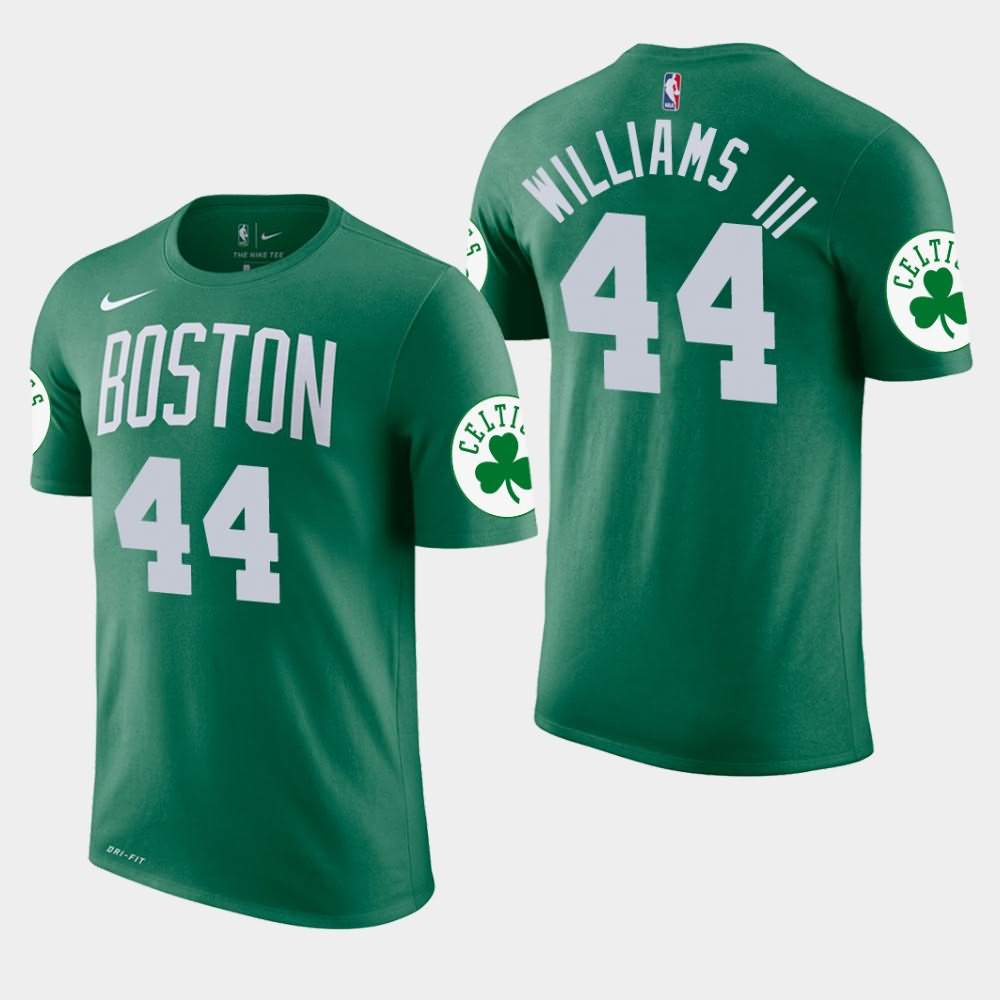 Men's Boston Celtics #44 Robert Williams III Green Edition Icon T-Shirt CMP64E0P