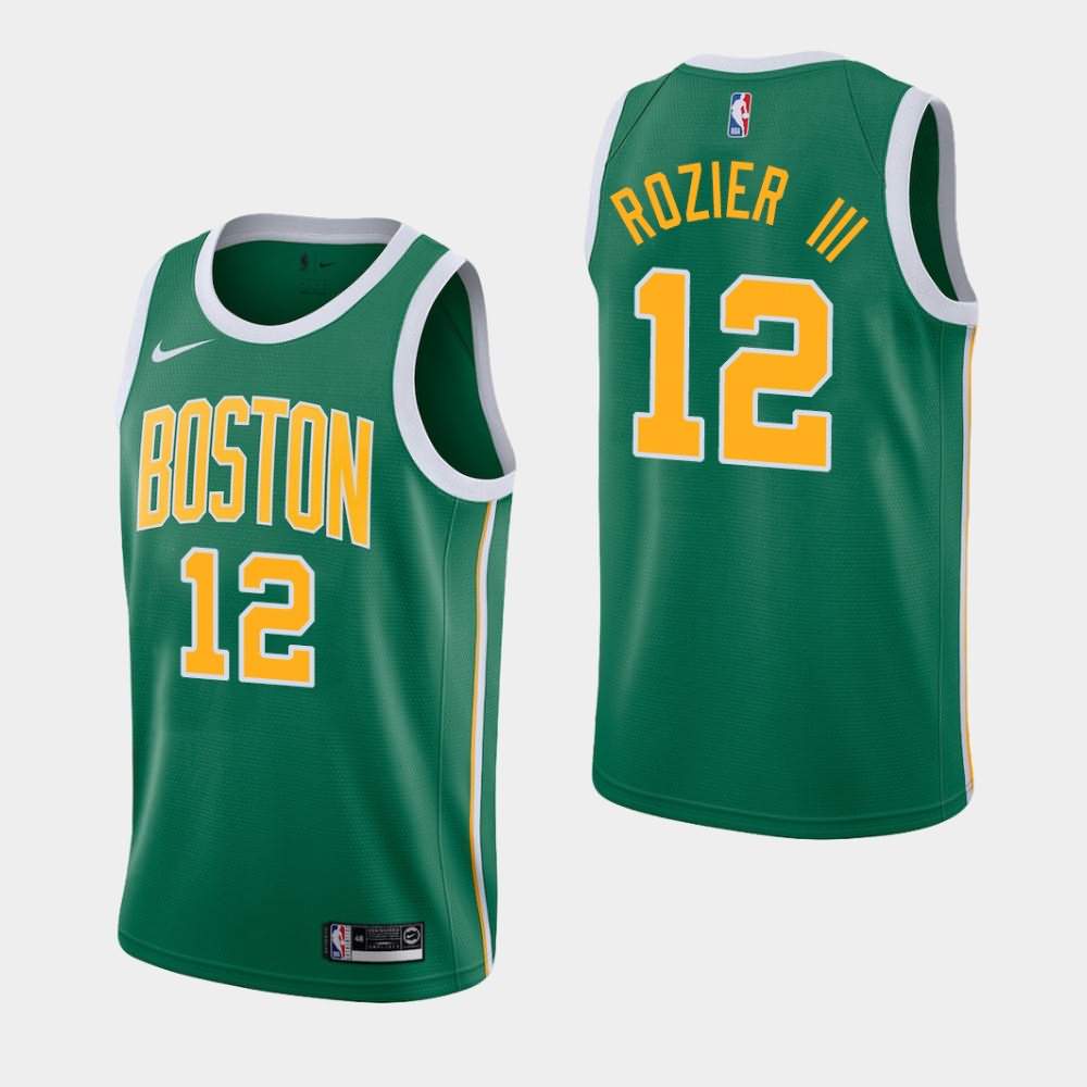 Men's Boston Celtics #12 Terry Rozier III Green 2018-19 Earned Jersey ETA01E0A