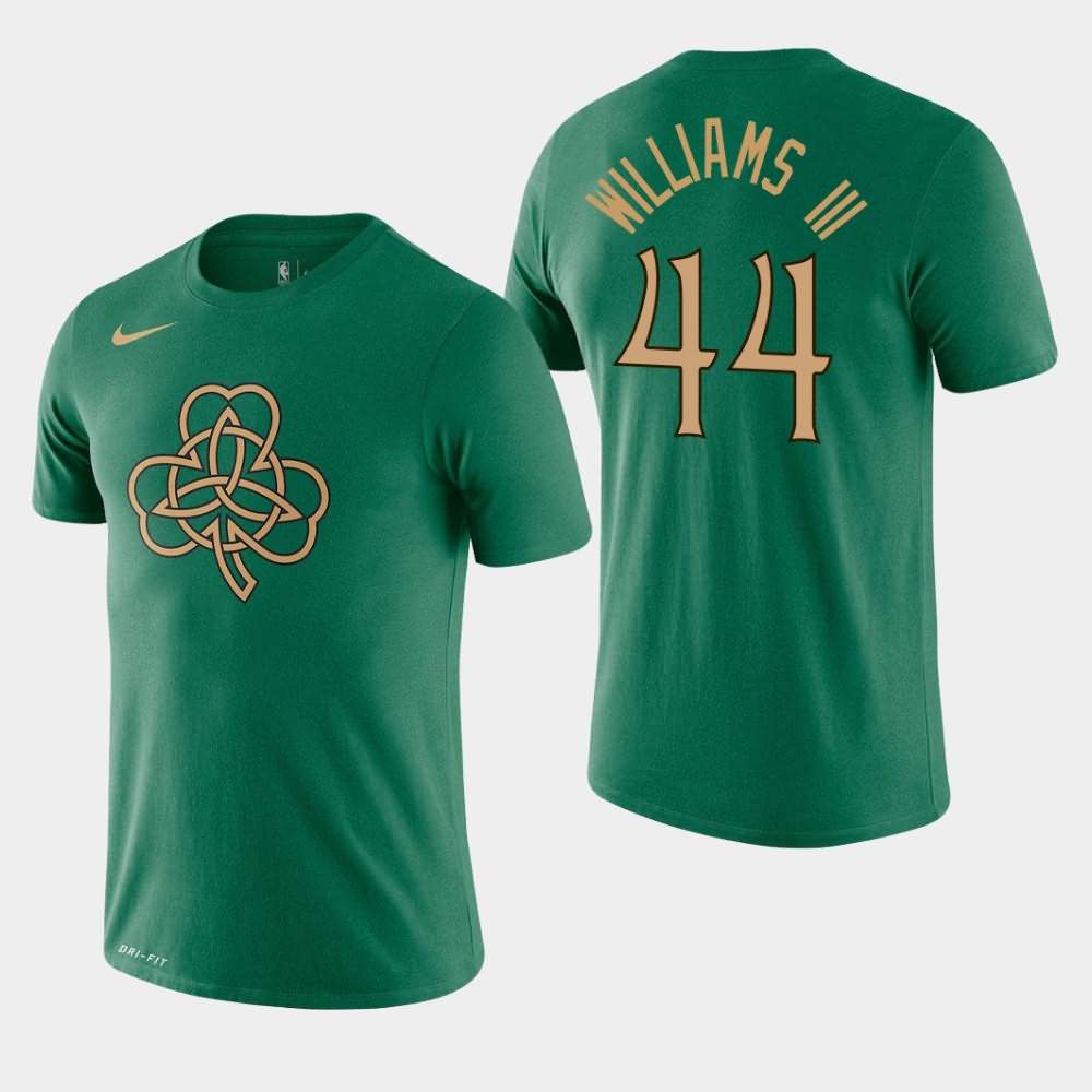 Men's Boston Celtics #44 Robert Williams III Kelly Green 2019-20 City T-Shirt ULB30E0B