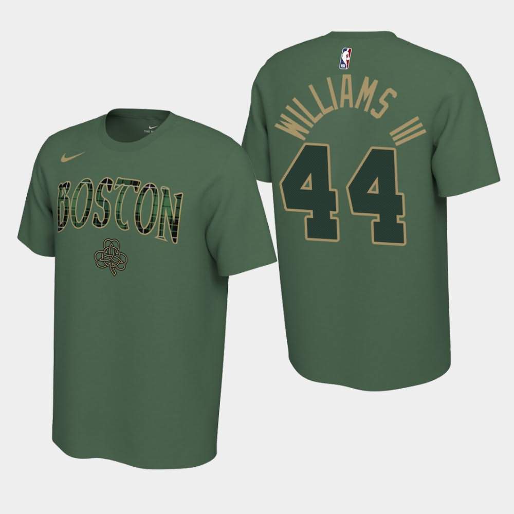 Men's Boston Celtics #44 Robert Williams III Green 2019-20 Earned T-Shirt CTL13E1C