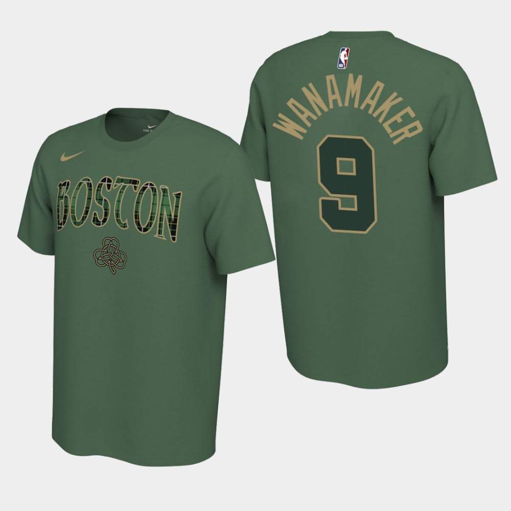 Men's Boston Celtics #9 Brad Wanamaker Green 2019-20 Earned T-Shirt VSO12E4P