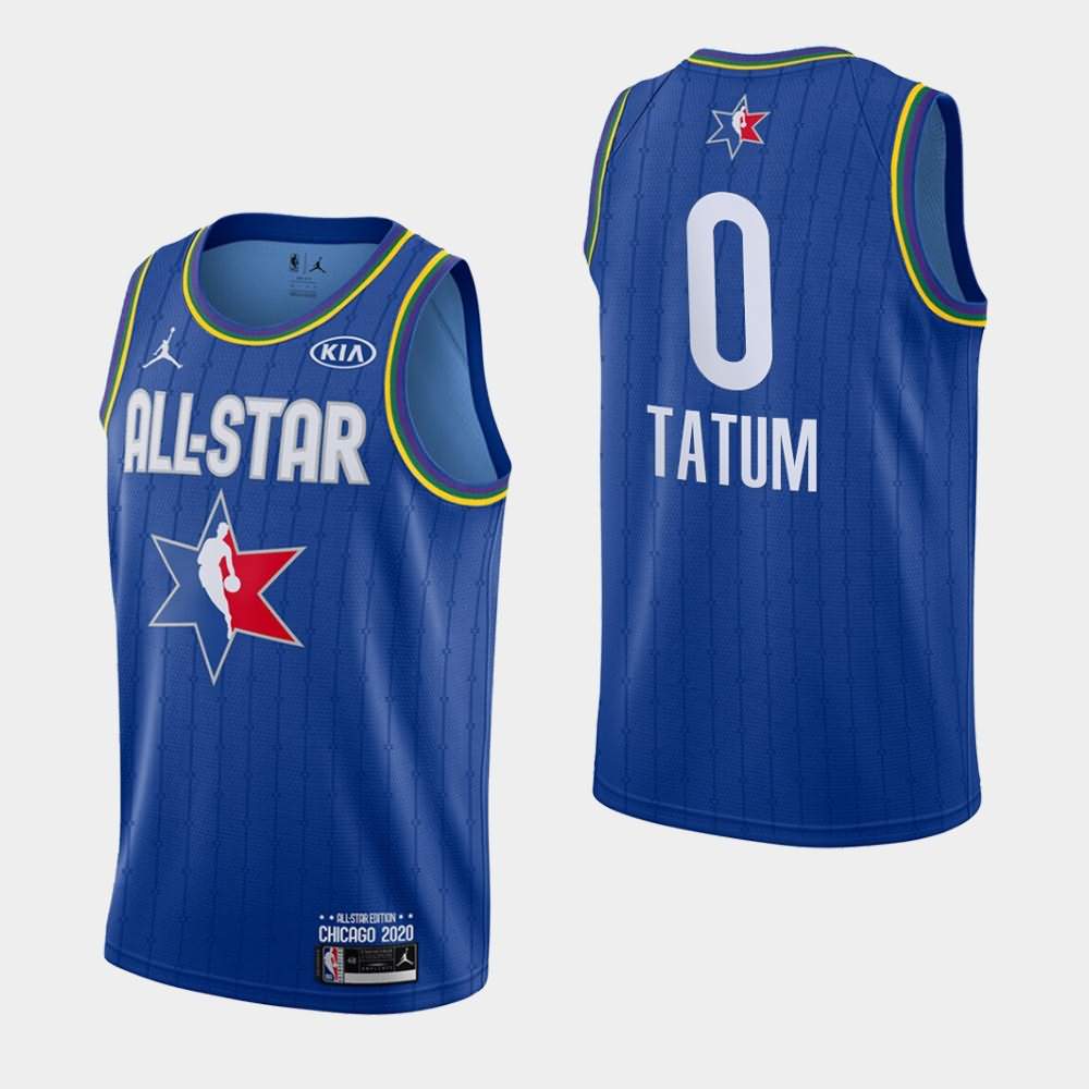 Men's Boston Celtics #0 Jayson Tatum Blue Eastern Conference 2020 NBA All-Star Game Jersey NCH54E2W