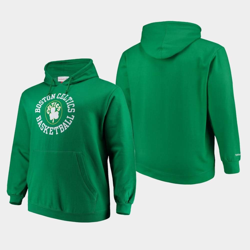 Men's Boston Celtics Kelly Green Pullover Throwback Logo Hoodie FMG20E0F