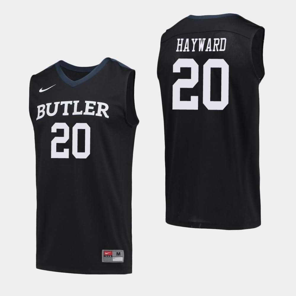 Men's NCAA Basketball #20 Gordon Hayward Navy Butler Bulldogs College Basketball Jersey VUT27E5S