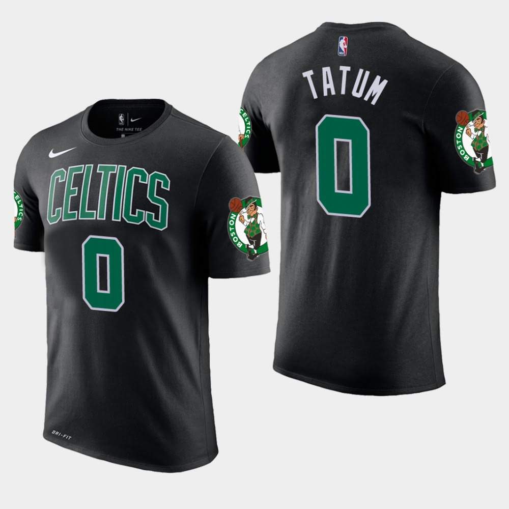 Men's Boston Celtics #0 Jayson Tatum Black Edition Statement T-Shirt IEH30E1J