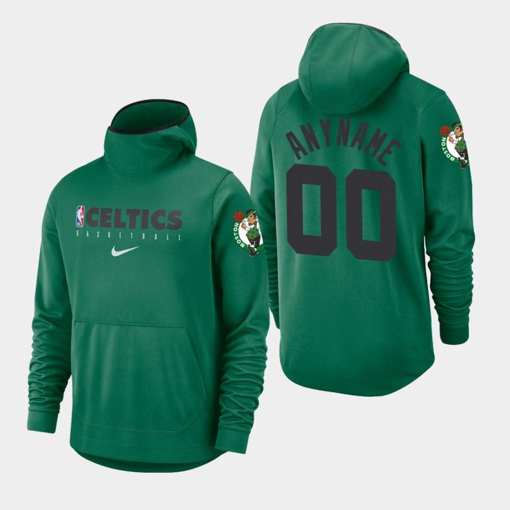 Men's Boston Celtics #00 Custom Kelly Green 2019-20 Spotlight Hoodie PCC88E5W