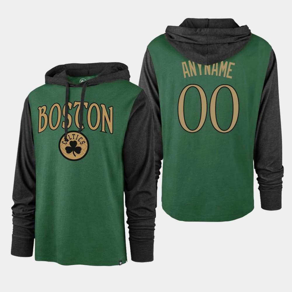 Men's Boston Celtics #00 Custom Green 2020 Season Callback City Hoodie YJP65E2L