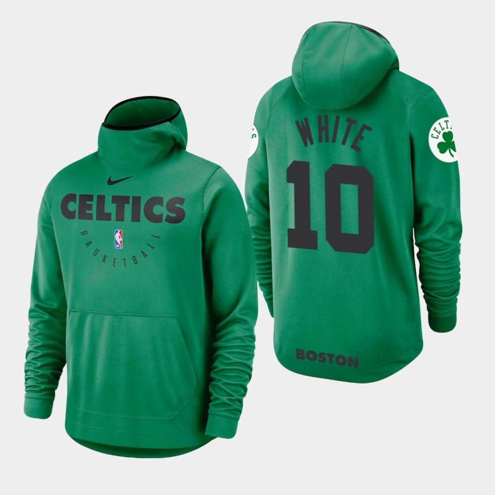 Men's Boston Celtics #10 Jo Jo White Kelly Green Spotlight Hoodie WXB14E0V