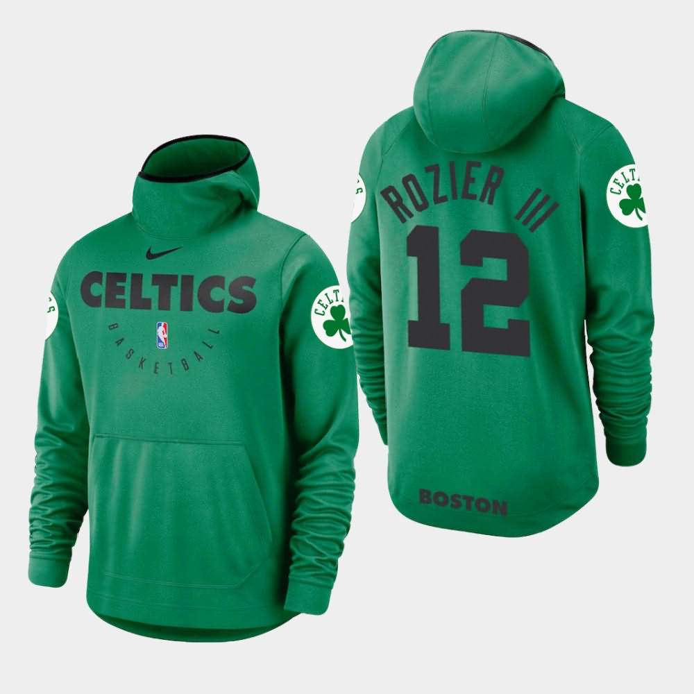 Men's Boston Celtics #12 Terry Rozier III Kelly Green Spotlight Hoodie NLP70E1S