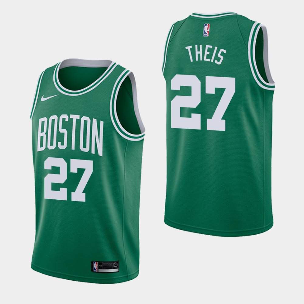 Men's Boston Celtics #27 Daniel Theis Green Icon Jersey SLG25E0N