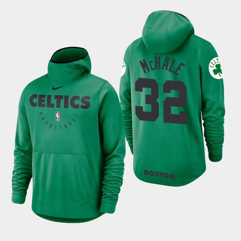 Men's Boston Celtics #32 Kevin McHale Kelly Green Spotlight Hoodie JFJ16E7Q
