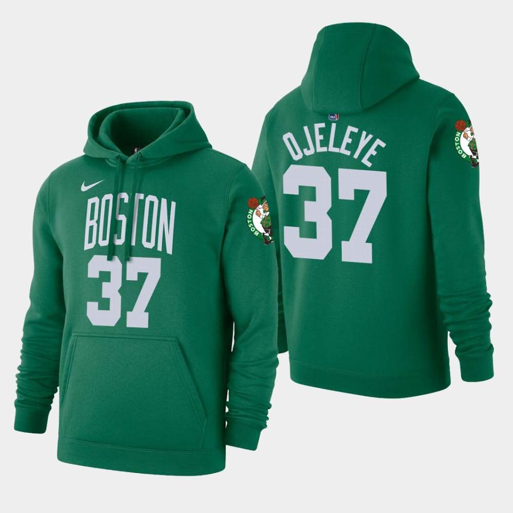 Men's Boston Celtics #37 Semi Ojeleye Kelly Green 2020 Season Icon Hoodie VNH73E7Z