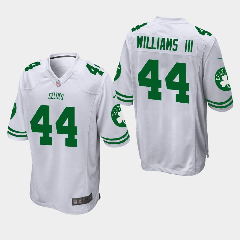 Men's Boston Celtics #44 Robert Williams III White Football Jersey YSG32E2Q
