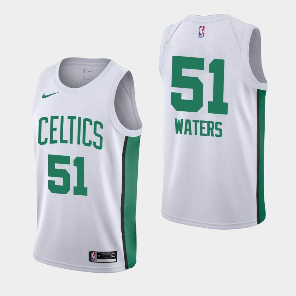 Men's Boston Celtics #51 Tremont Waters White 2019 Summer League Jersey XZM56E2I