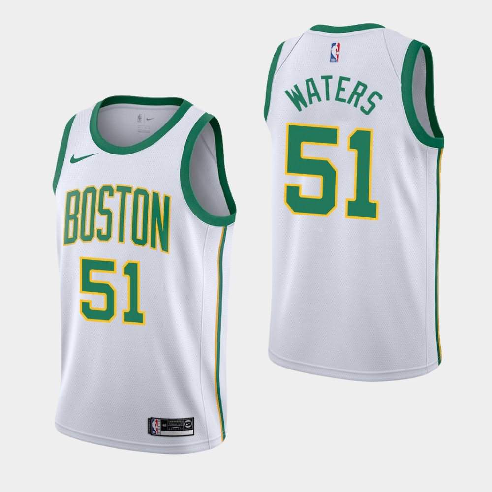 Men's Boston Celtics #51 Tremont Waters White City Jersey EEJ67E0A