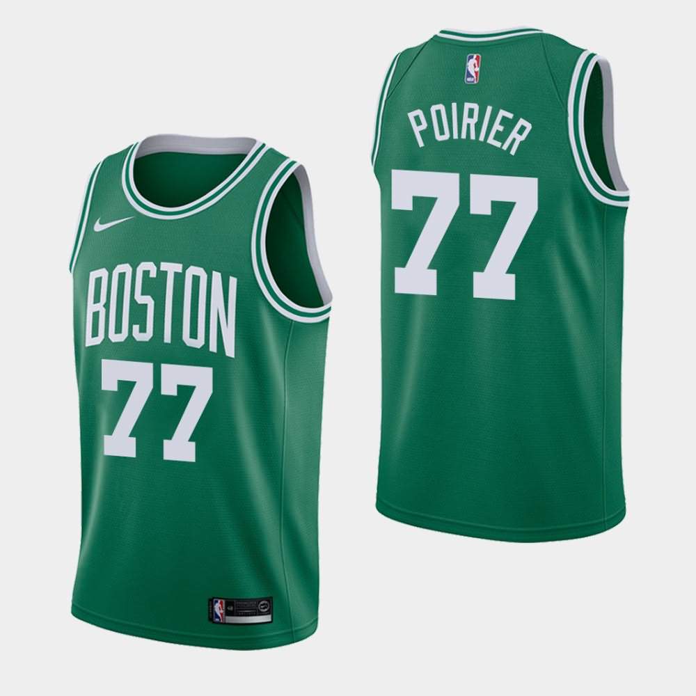 Men's Boston Celtics #77 Vincent Poirier Green Icon Jersey HPS03E2B