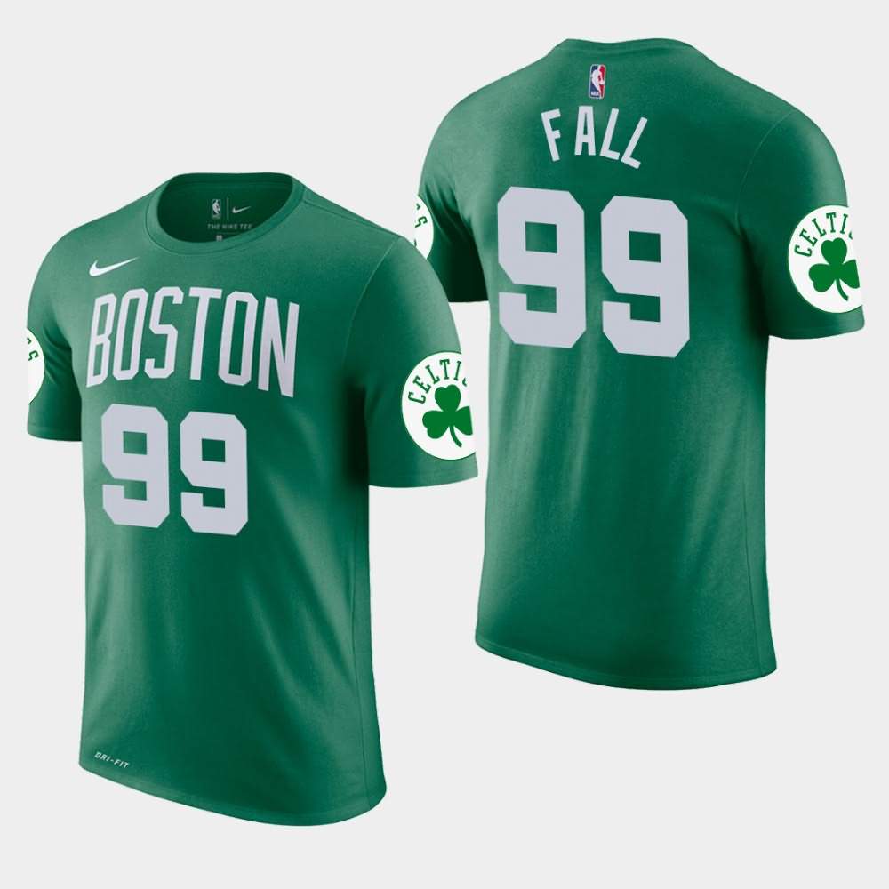 Men's Boston Celtics #99 Tacko Fall Green Edition Icon T-Shirt JRG13E1K