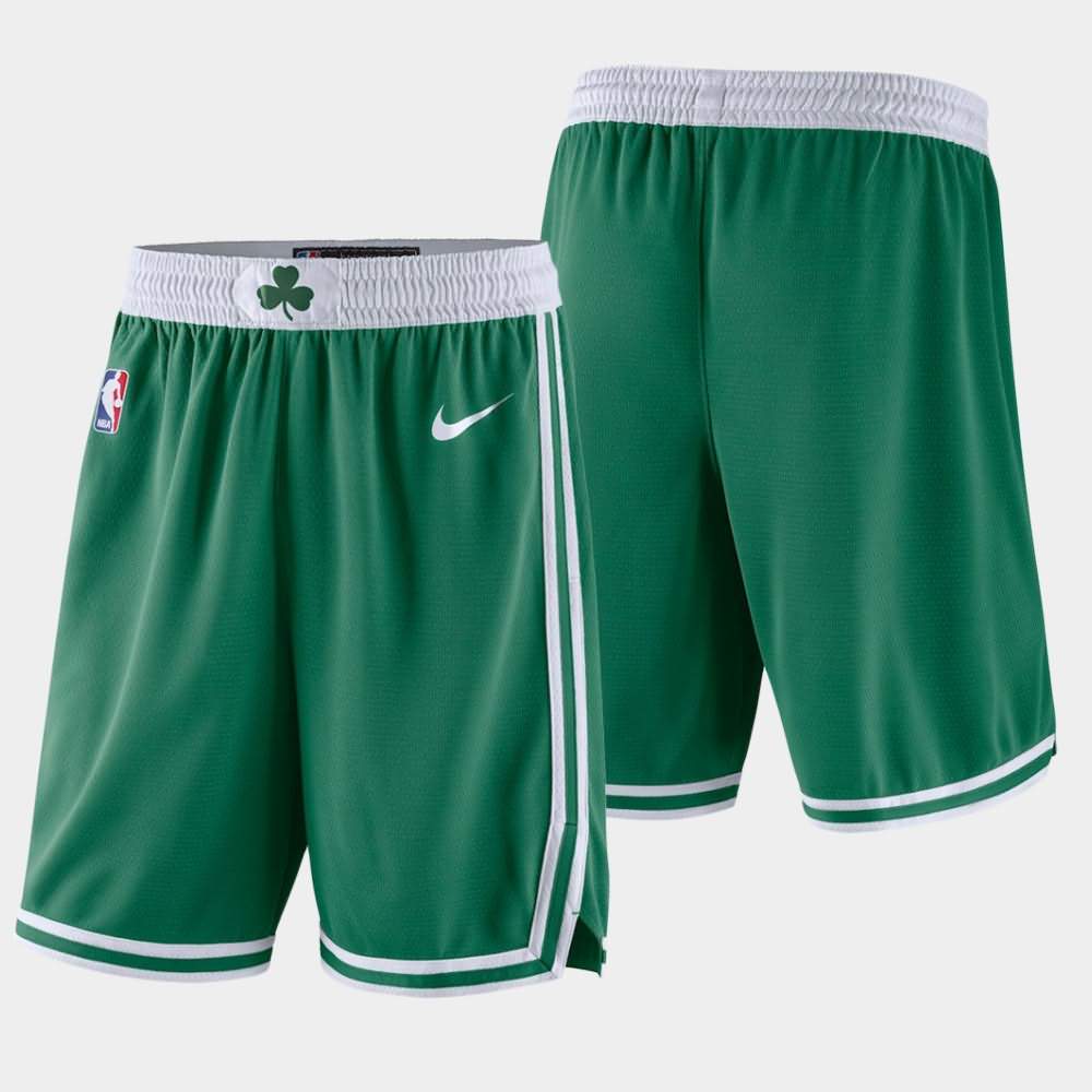 Men's Boston Celtics Green Edition Swingman Performance Icon Shorts BYU00E5Q