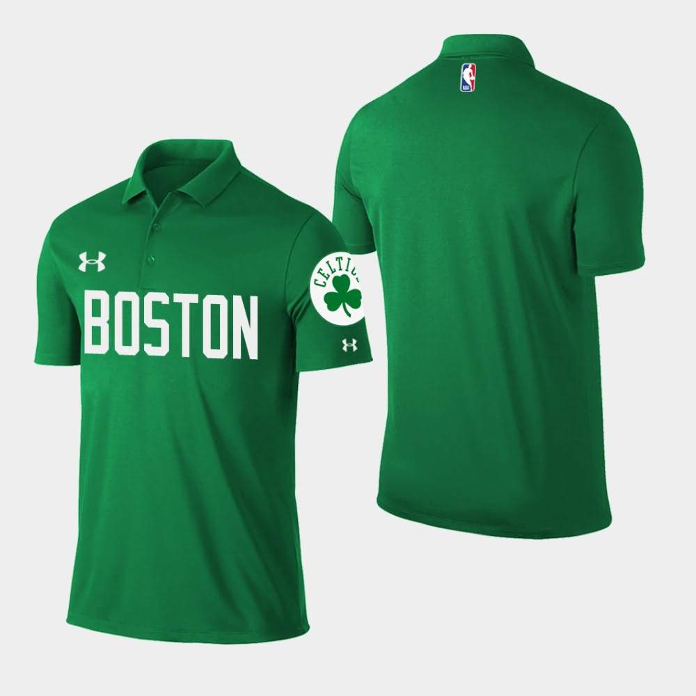 Men's Boston Celtics Green Icon Polo ZNU87E4E