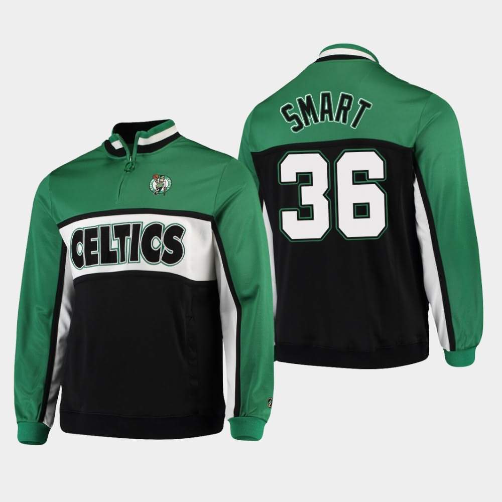 Men's Boston Celtics #36 Marcus Smart Kelly Green Interlock Jacket UCJ82E0G