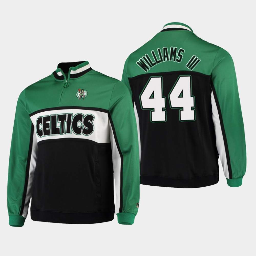Men's Boston Celtics #44 Robert Williams III Kelly Green Interlock Jacket KJT70E6B