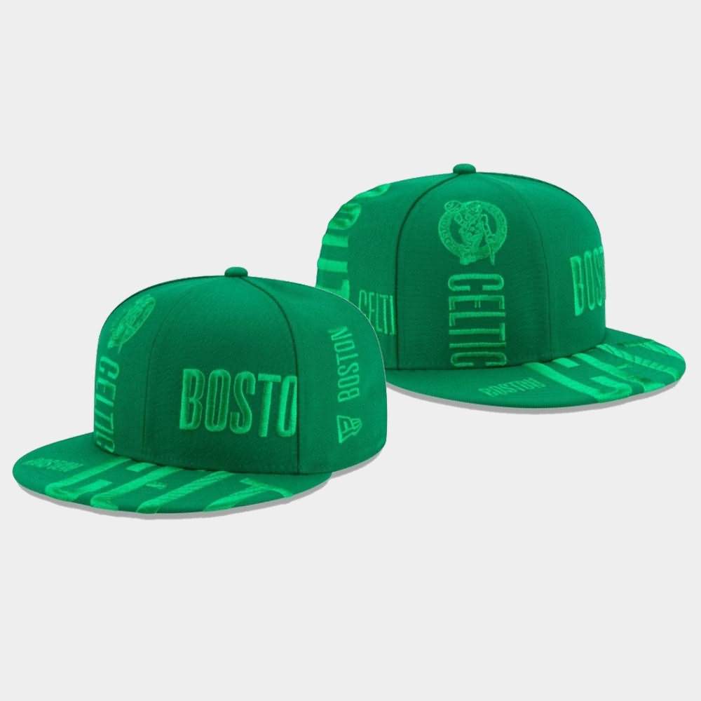 Men's Boston Celtics Green Tonal 59FIFTY Fitted Tip Off Series Hat CEC02E6C