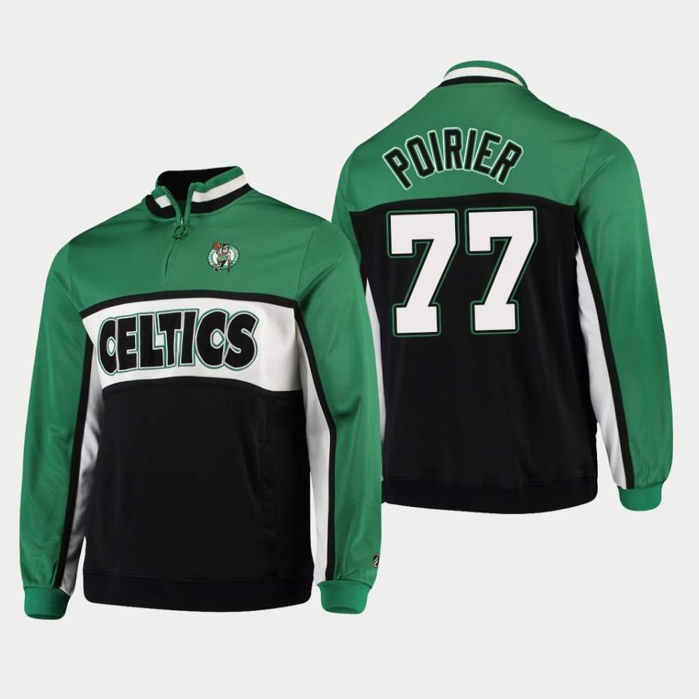 Men's Boston Celtics #77 Vincent Poirier Kelly Green Interlock Jacket VCU25E7A