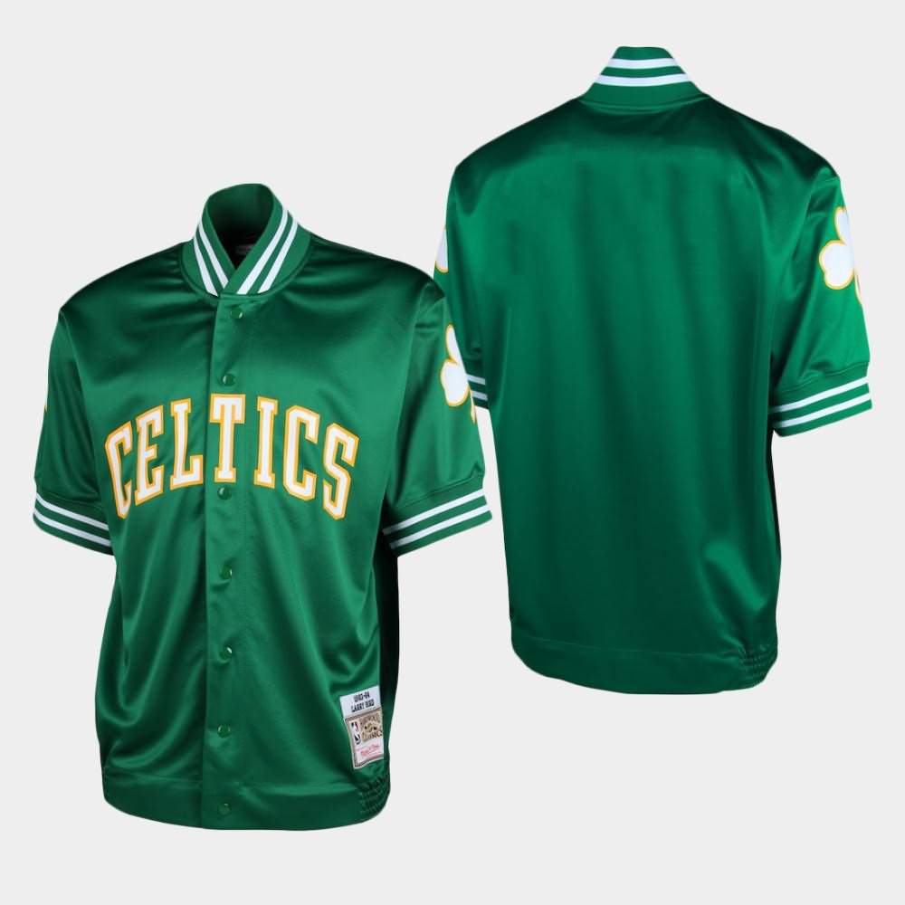 Men's Boston Celtics Green Mitchell & Ness Shooting T-Shirt JNS27E8M