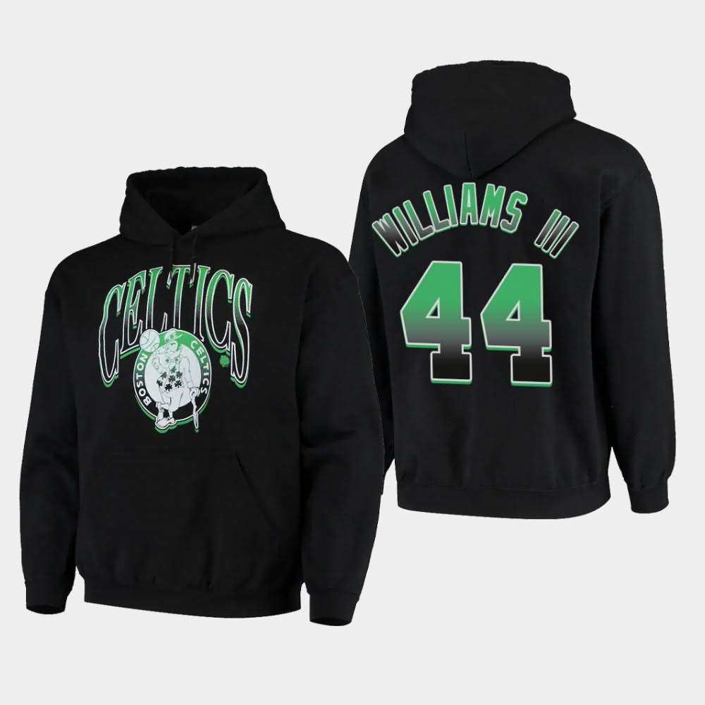 Men's Boston Celtics #44 Robert Williams III Black Hometown Pullover Junk Food Hoodie AEK55E1K
