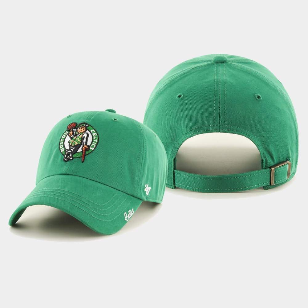 Women's Boston Celtics Green Miata Clean Up Adjustable Hat YGK33E2Y