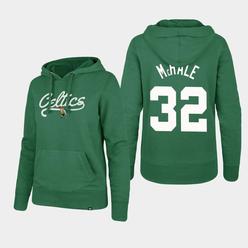 Women's Boston Celtics #32 Kevin McHale Green Pullover Headline Hoodie LTP43E5D