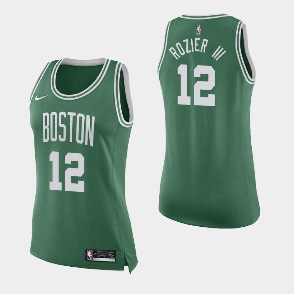 Women's Boston Celtics #12 Terry Rozier III Green Icon Jersey NUT08E6A