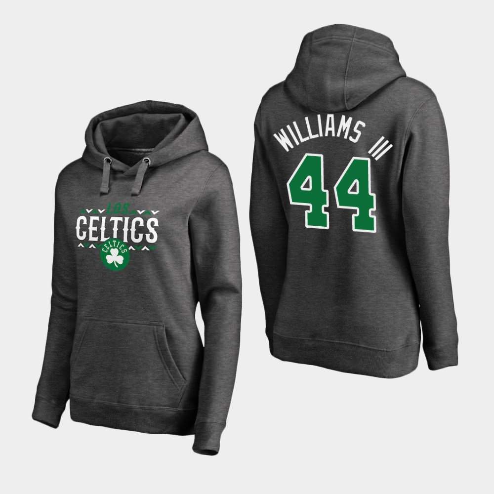 Women's Boston Celtics #44 Robert Williams III Ash Noches Enebea Hoodie FIY40E8U