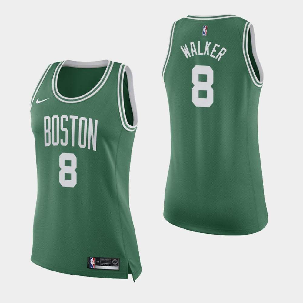 Women's Boston Celtics #8 Kemba Walker Green Icon Jersey ZTV47E6F