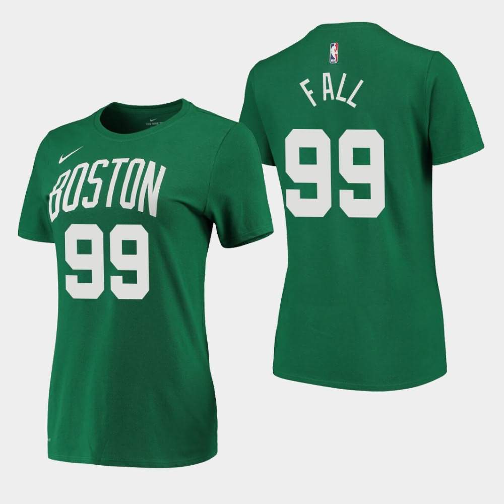 Women's Boston Celtics #99 Tacko Fall Kelly Green Edition Icon T-Shirt JOY62E8J