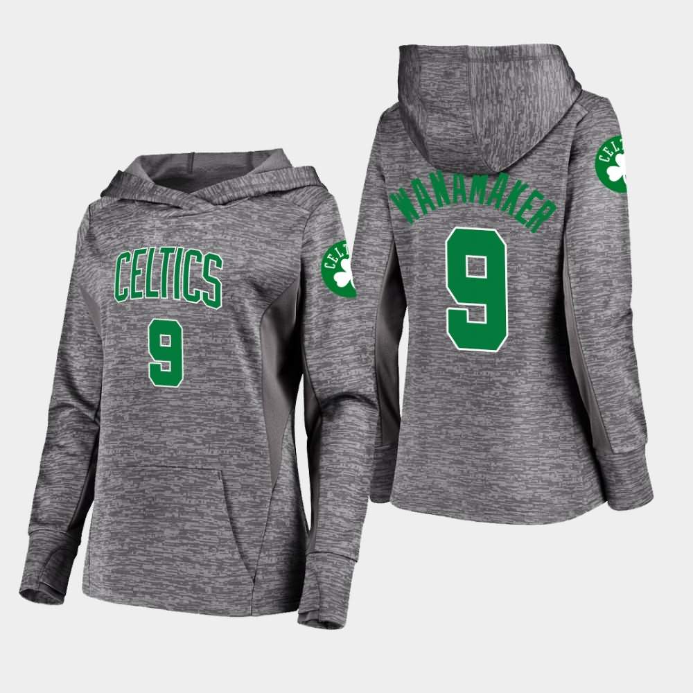 Women's Boston Celtics #9 Brad Wanamaker Gray Done Better Showtime Hoodie NRK45E5D