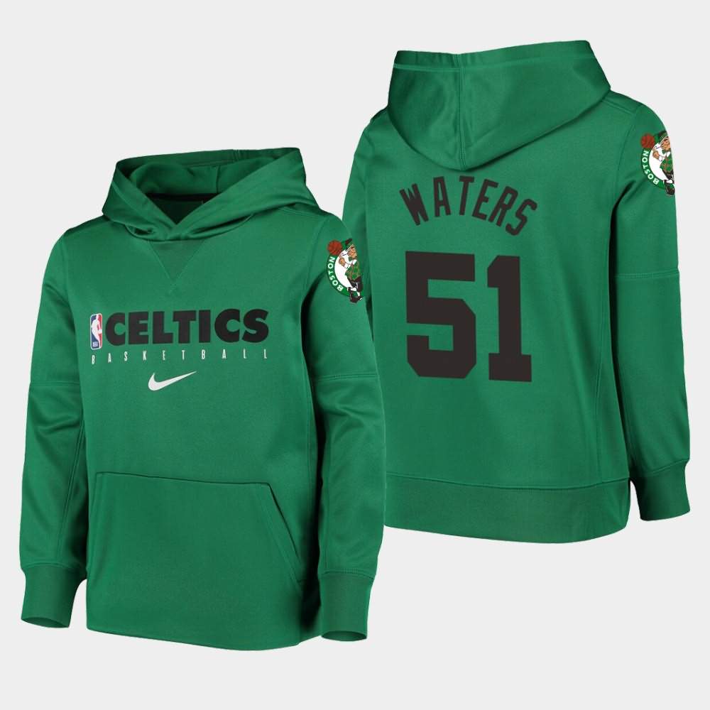 Youth Boston Celtics #51 Tremont Waters Kelly Green Performance Spotlight Hoodie XOA37E4U