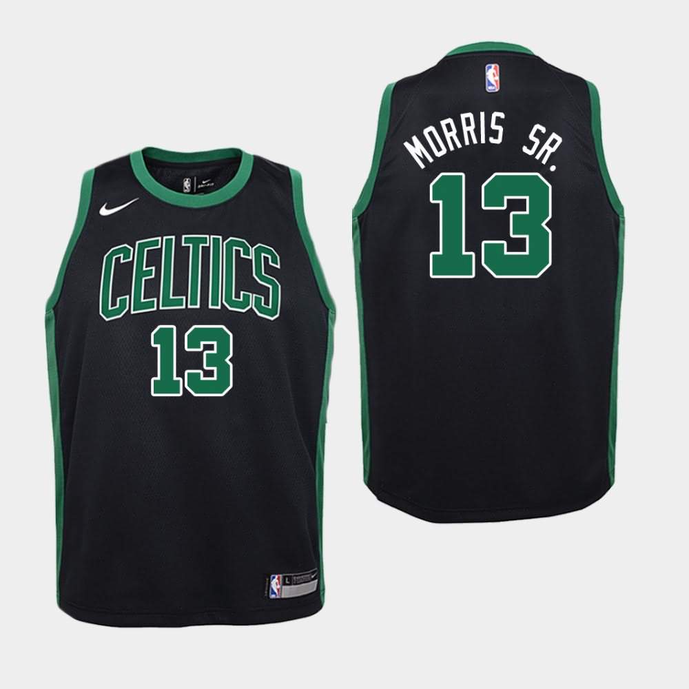 Youth Boston Celtics #13 Marcus Morris Sr. Black Statement Jersey OPR32E8O