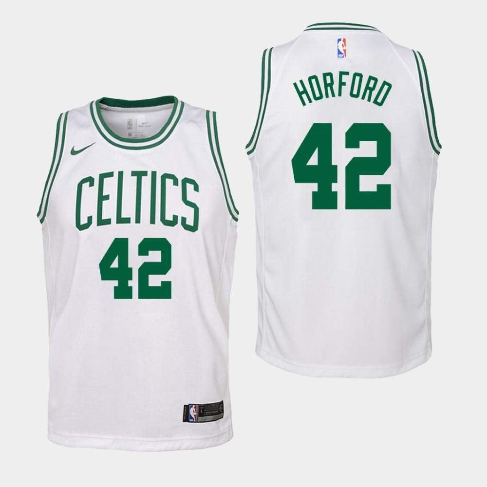 Youth Boston Celtics #42 Al Horford White Association Jersey FZS48E2U