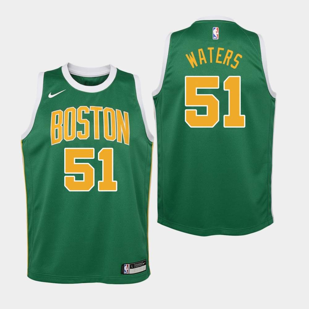 Youth Boston Celtics #51 Tremont Waters Green Earned Jersey TOK83E5R