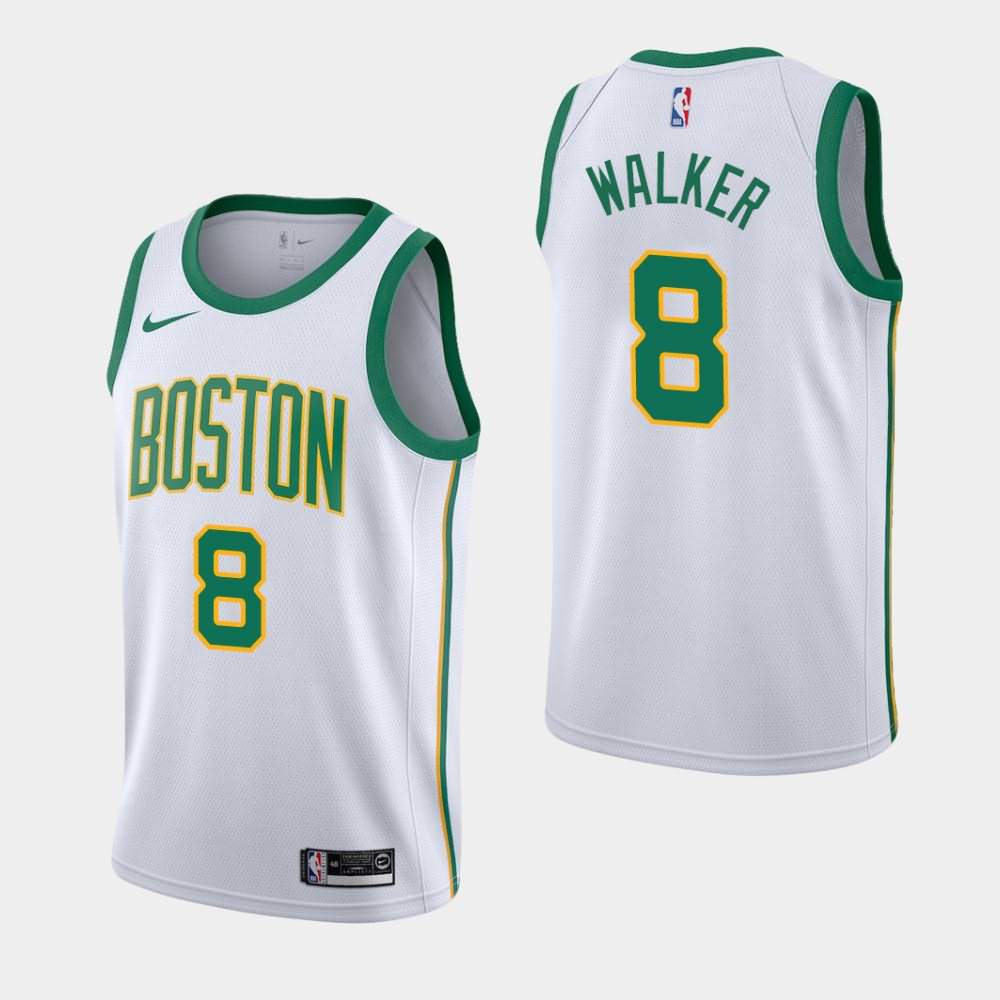 Youth Boston Celtics #8 Kemba Walker White City Jersey GLI34E0J