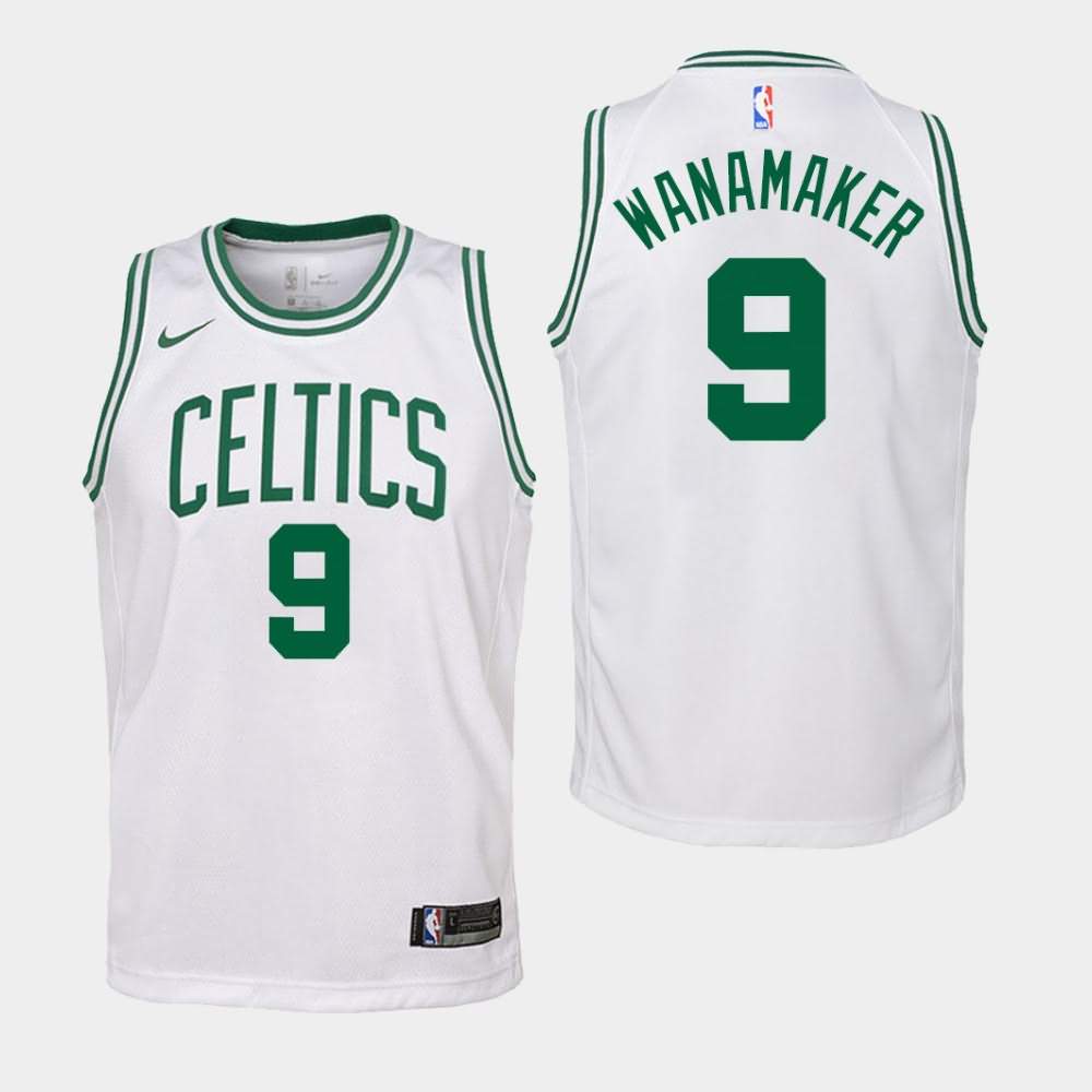 Youth Boston Celtics #9 Brad Wanamaker White Association Jersey IHF64E5K