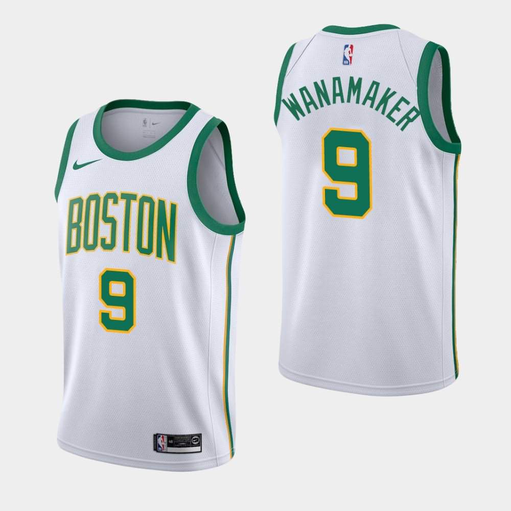 Youth Boston Celtics #9 Brad Wanamaker White City Jersey VAQ17E1X