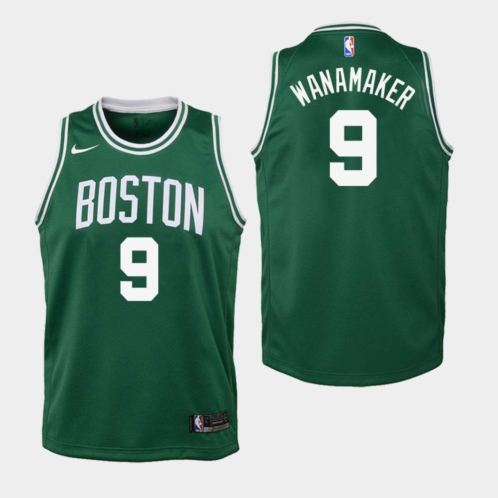 Youth Boston Celtics #9 Brad Wanamaker Green Icon Jersey ZDA26E5C