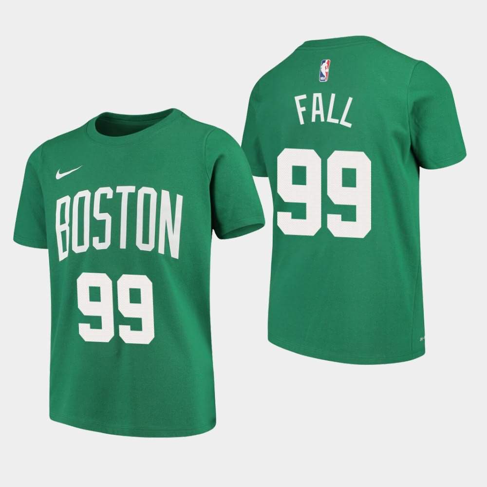Youth Boston Celtics #99 Tacko Fall Kelly Green Performance T-Shirt KEF20E1X